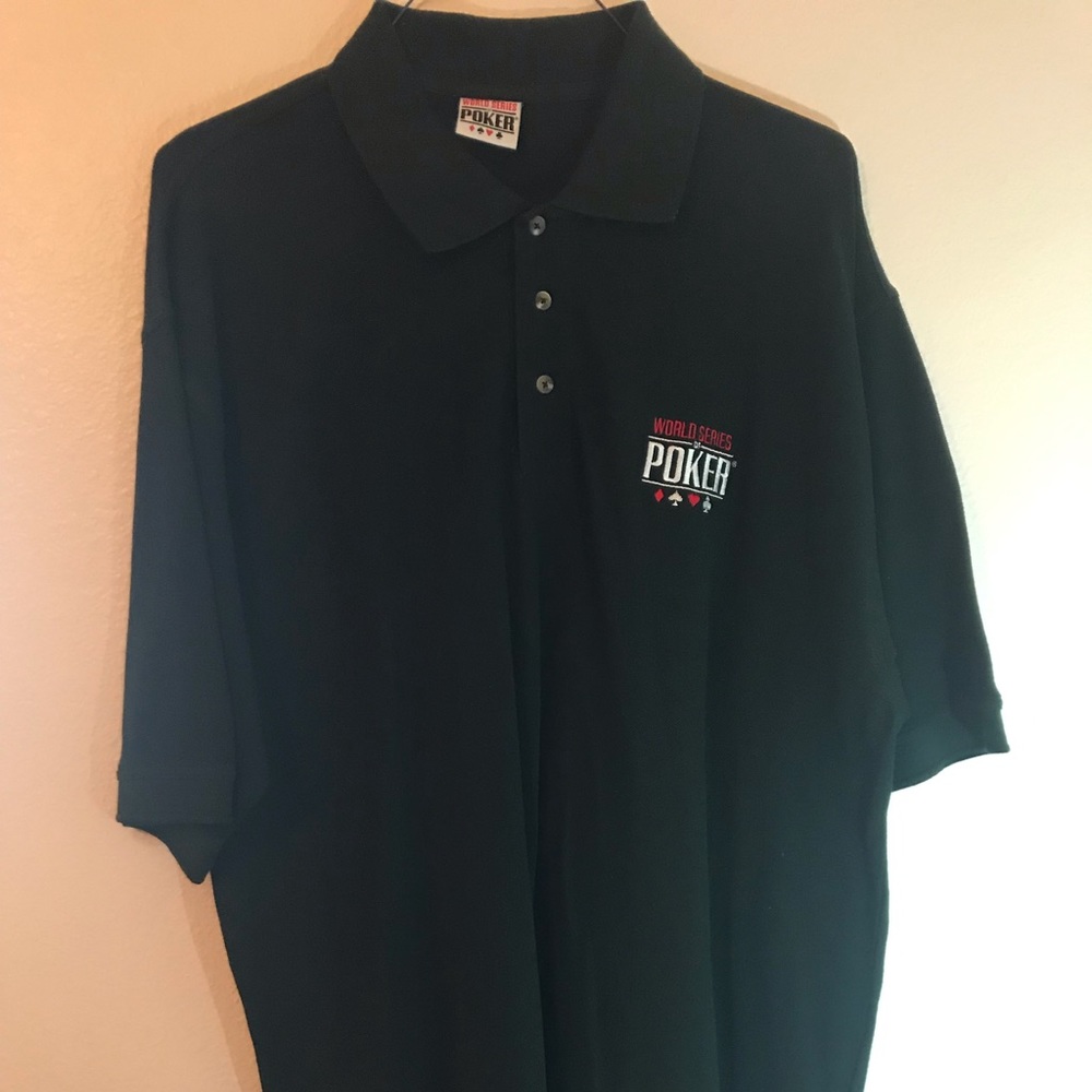 World Series of Poker dark green logo polo 2XL